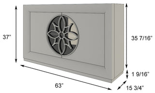 Saphire A07 Sideboard, Matt, With Drawers