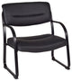 Crusoe Big And Tall Side Chair, Black