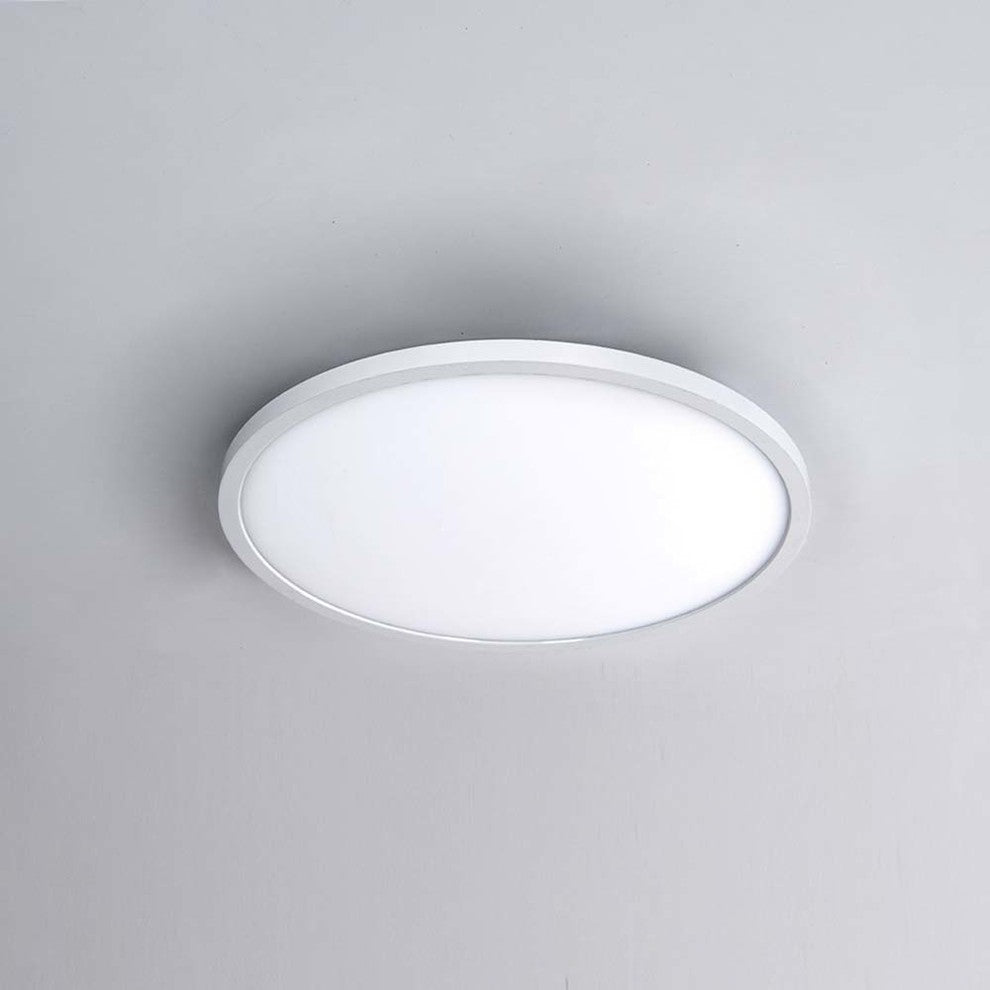 Round LED 11" Flush Mount 3500K, White