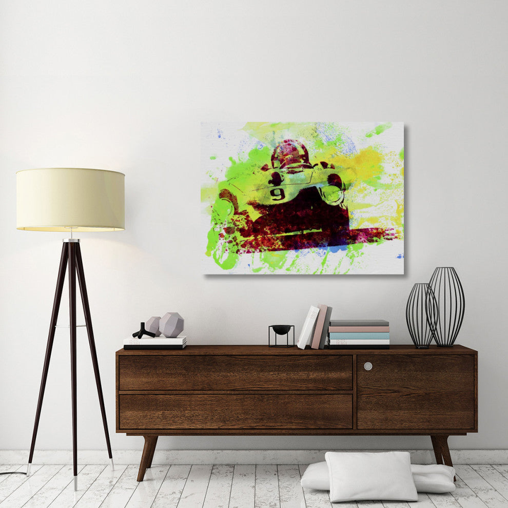 "Classic Ferrari on Race Track" Fine Art Print