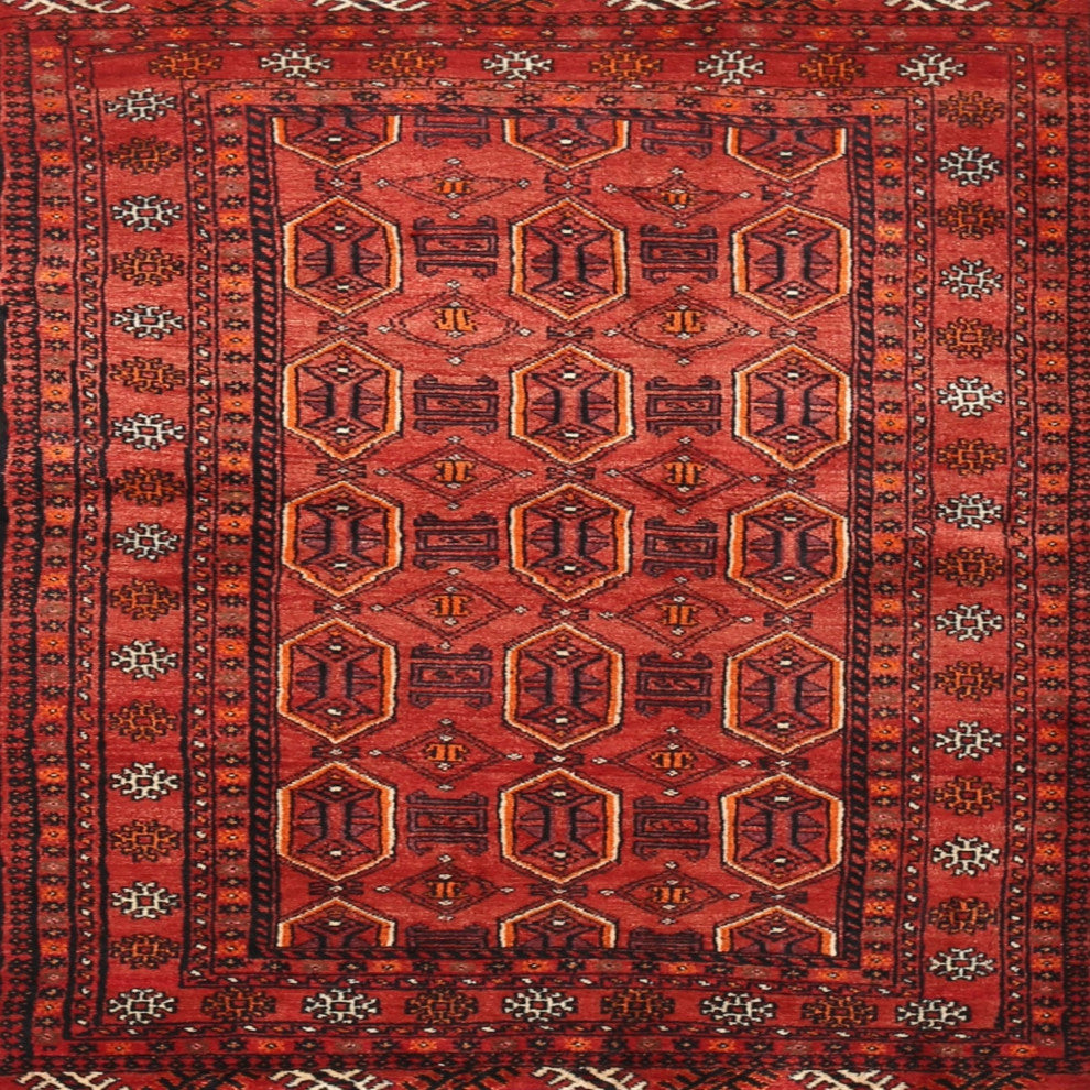 Ahgly Company Indoor Square Traditional Area Rugs, 4' Square