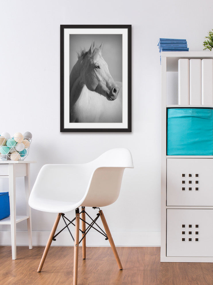 "Pearl" Framed Painting Print, 12x18