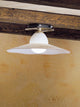 Country Line 1839 Ceiling Mount, Graphite And Silver, White Scavo