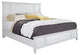Cane Bay Queen Louvered Panel Bed Complete