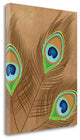 "Peacock Feather II" By Tamara Robinson, Giclee Print on Gallery Wrap Canvas