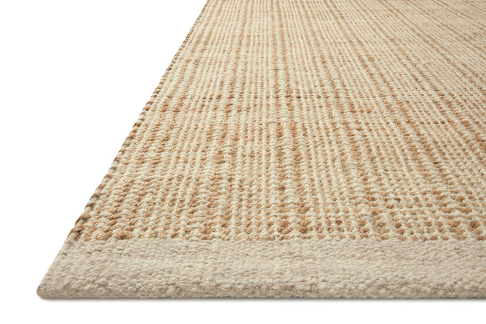 Jean Stoffer x Loloi Cornwall Ivory / Natural 2'-6" x 9'-9" Runner Rug
