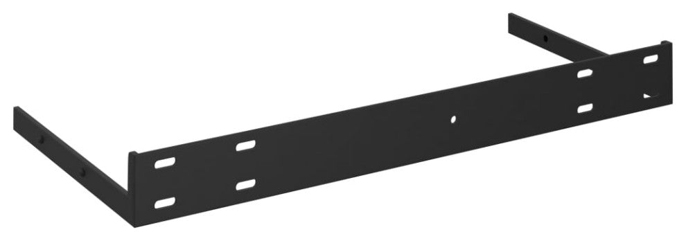 vidaXL Wall Shelves Floating Shelves Display Shelves 2 Pcs High Gloss Black