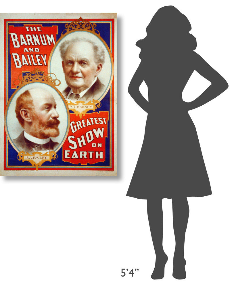 Portraits Of P.T. Barnum And J.A. Bailey, 1897, 29x40