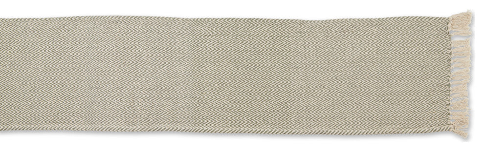 Artichoke Chevron Table Runner 15x72