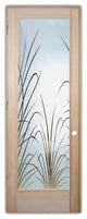 Interior Prehung Door or Interior Slab Door - Wispy Reeds - Douglas Fir...