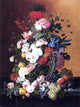 Severin Roesen Still Life With Fruits and Flowers Gallery Wrapped Canvas Print
