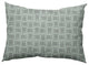 Criss Cross Bunnies Easter Indoor/Outdoor Lumbar Pillow, Breezeway Green, 14x20"