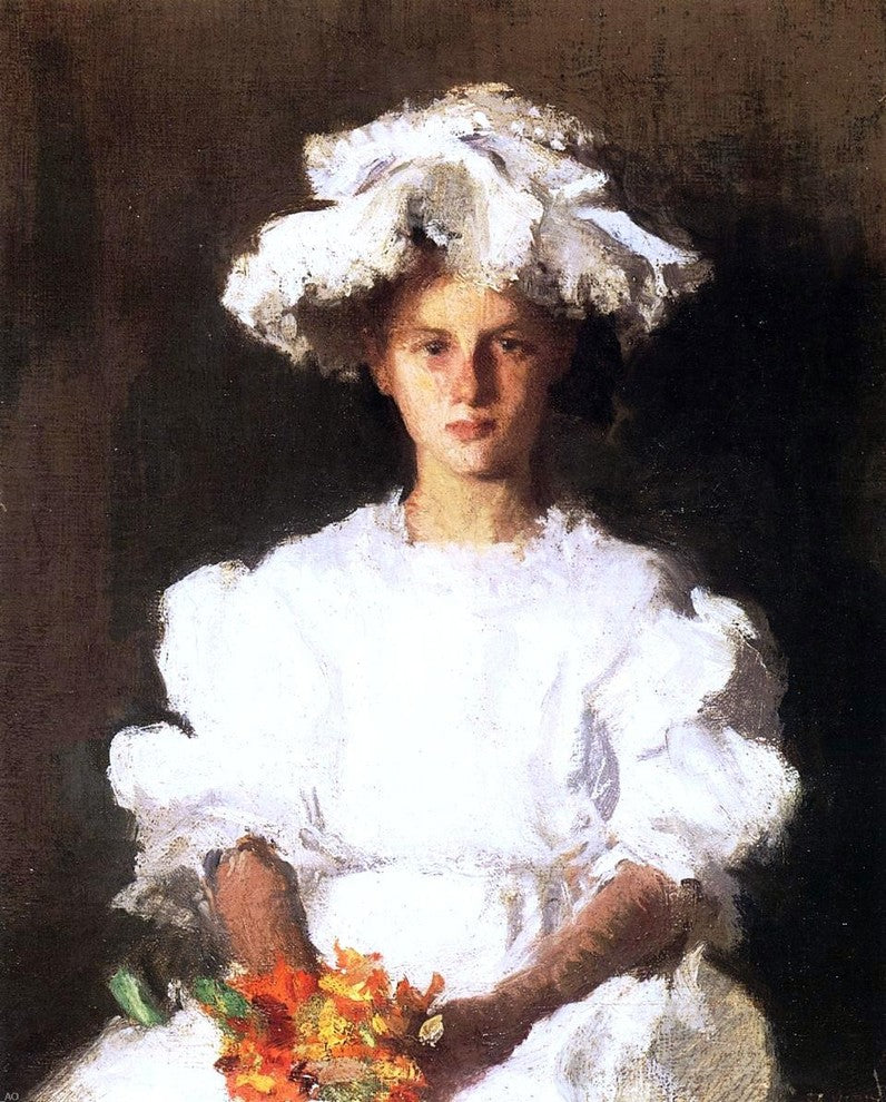 Abbott Handerson Thayer Blue Ribbon, Gallery Wrapped Canvas Print, 20"x25"