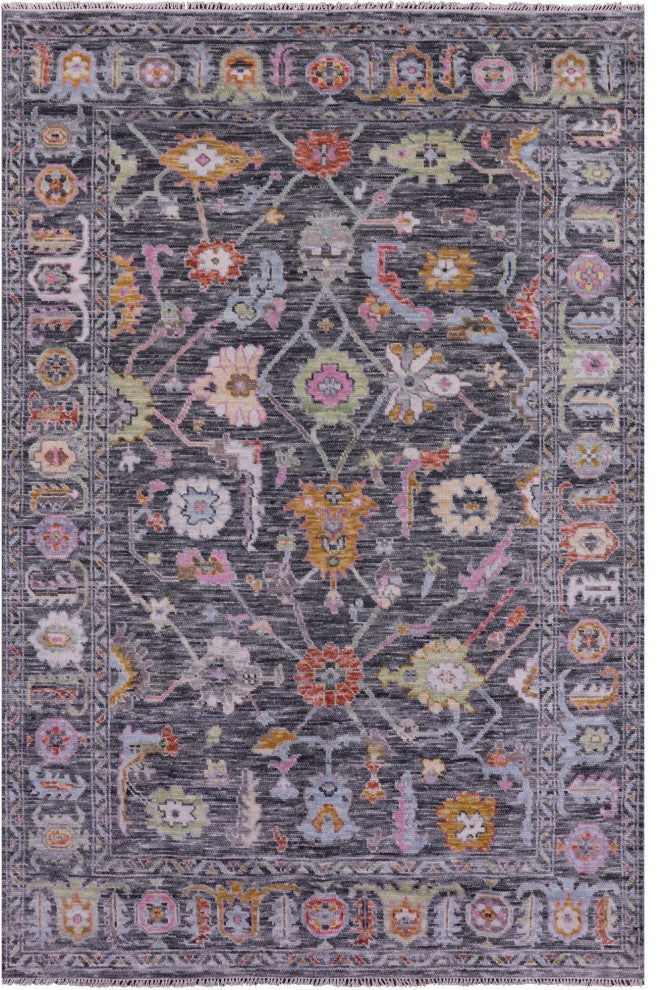 5' 11" X 8' 11" Turkish Oushak Handmade Wool Rug - Q15674