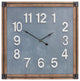 Wood Framed uare Wall Clock 23.5"
