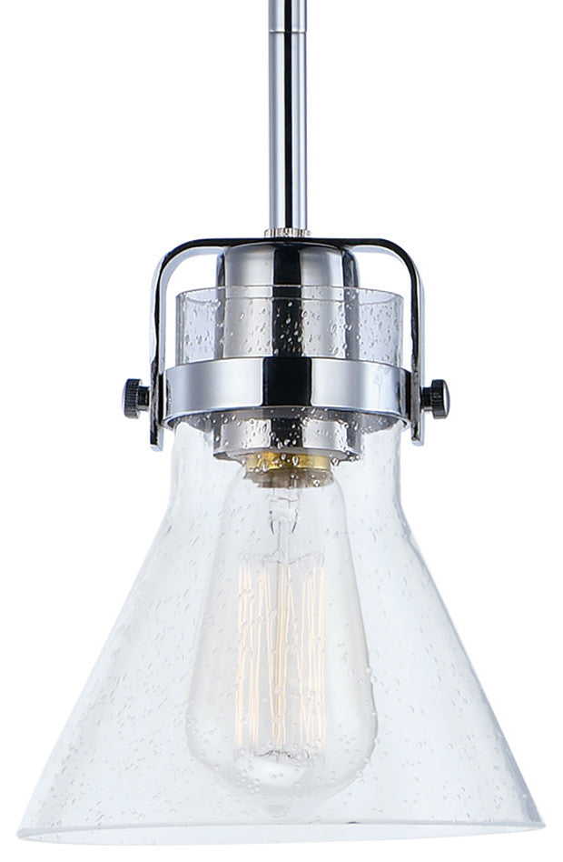 Maxim 91110 Seafarer 6" Seedy Glass Pendant - Polished Chrome