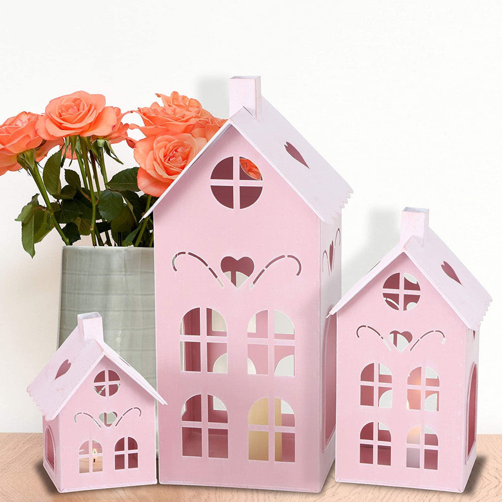 Pop Pink Candle Lanterns