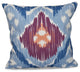 Original, Geometric Print Pillow, Blue, 18"x18"