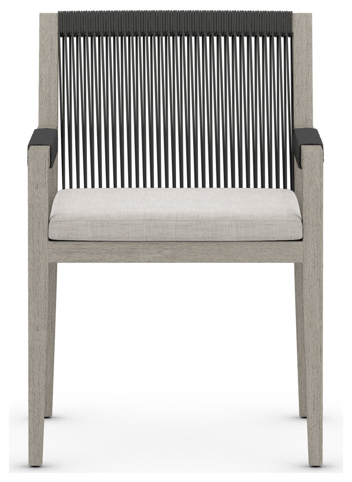 Sherwood Dining Armchair-Grey/Stone Grey
