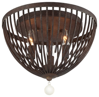 Duval 3 Light Ceiling Mount, Bronze