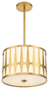 Royston 3 Light Antique Gold Pendant