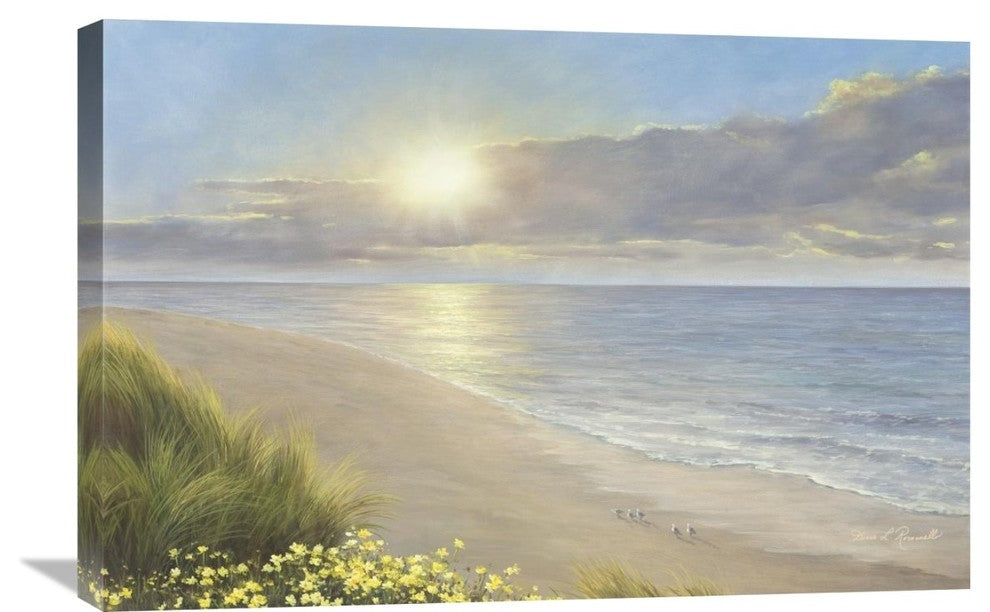 "Beach Serenity" Stretched Canvas Giclee by Diane Romanello, 30"x20"