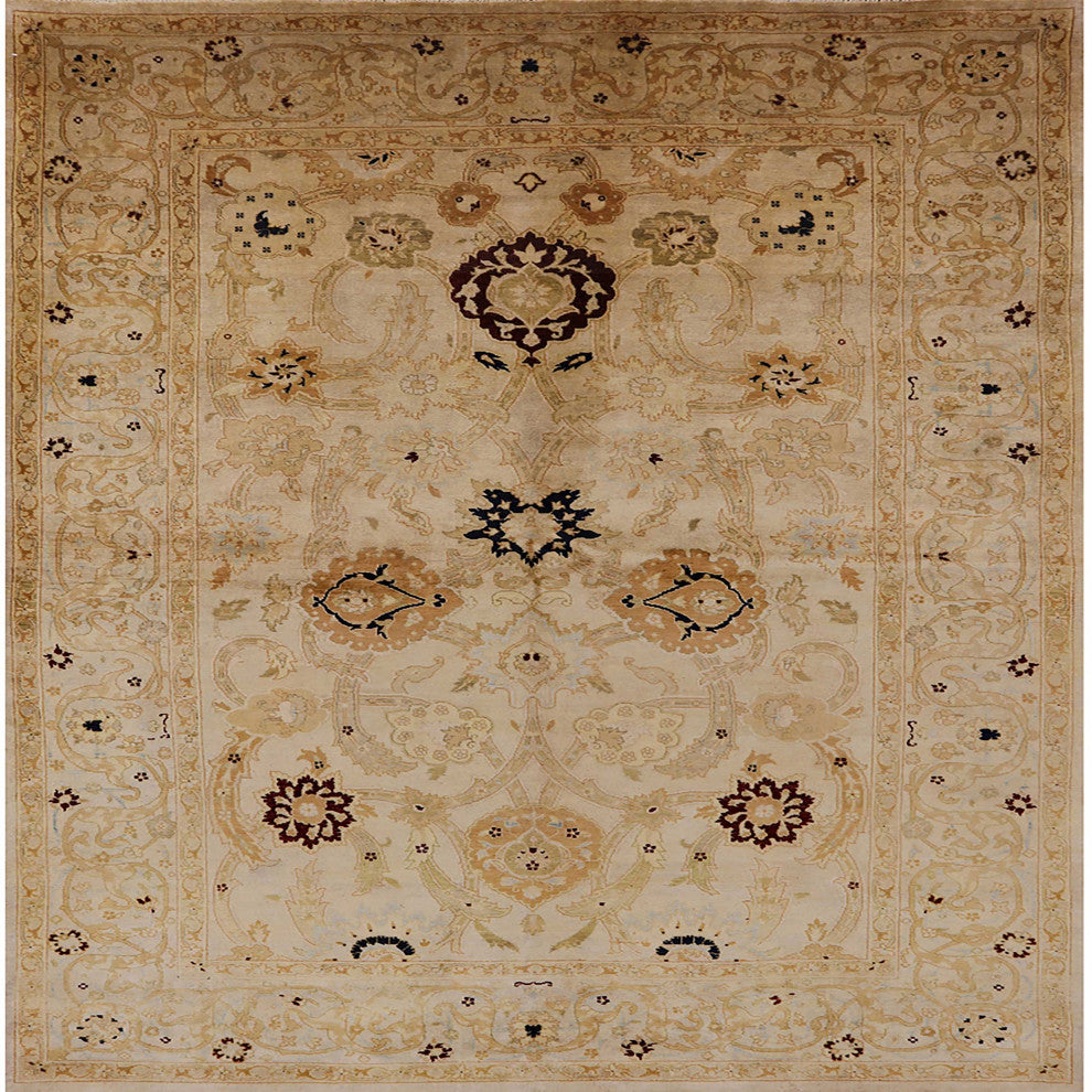 Ahgly Company Indoor Square Mid-Century Modern Area Rugs, 6' Square