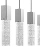 Rectangular Crystal Chandelier // 5 Light