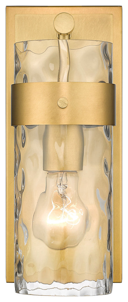 Zlite 3035-1V-RB 1-Light Vanity, Clear