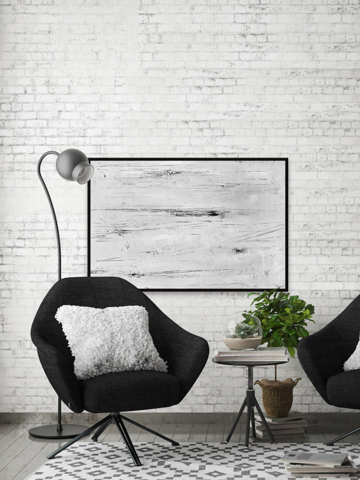 "Exact Direction" Floater Framed Painting Print on Canvas, 30x20