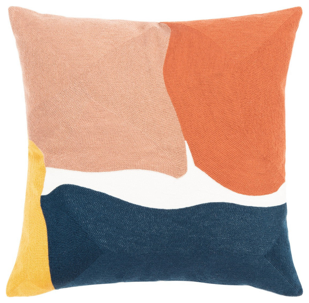 Safavieh Delani Pillow Multi 18" X 18"