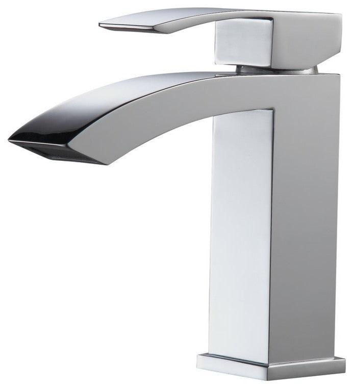 Aqua Balzo Single Lever Wide Spread Bathroom Vanity Faucet