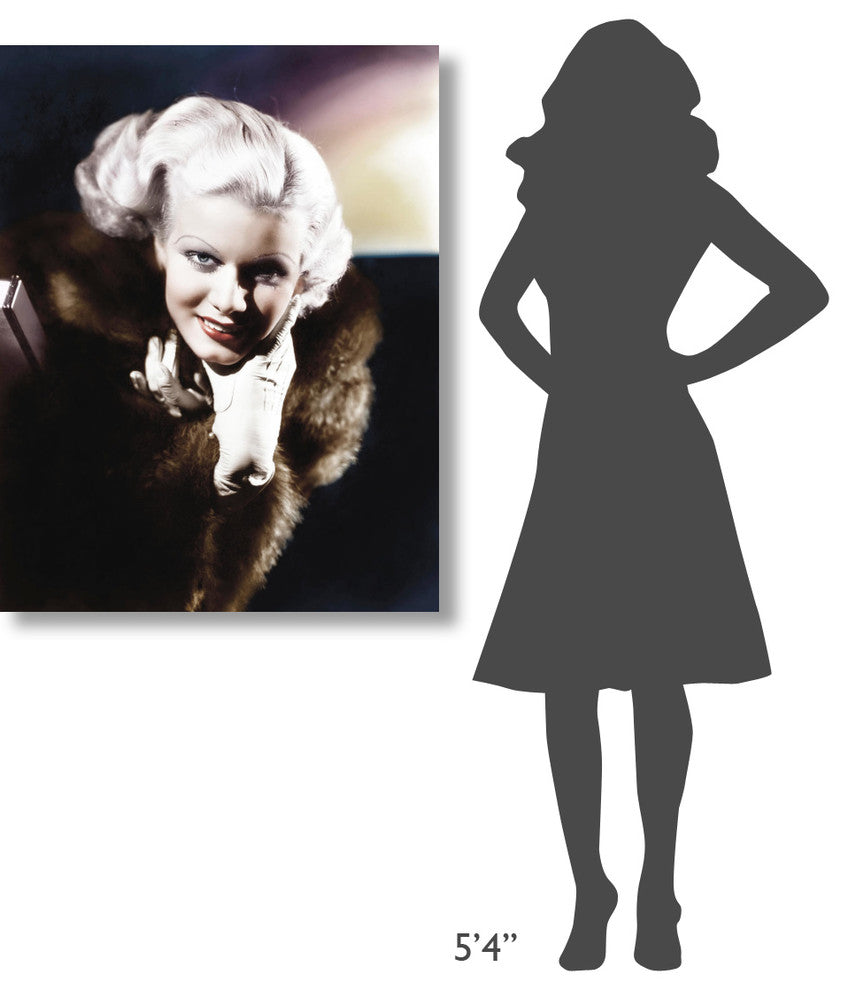 "Jean Harlow" Stretched Canvas Giclee by Hollywood Photo Archive, 31x40"