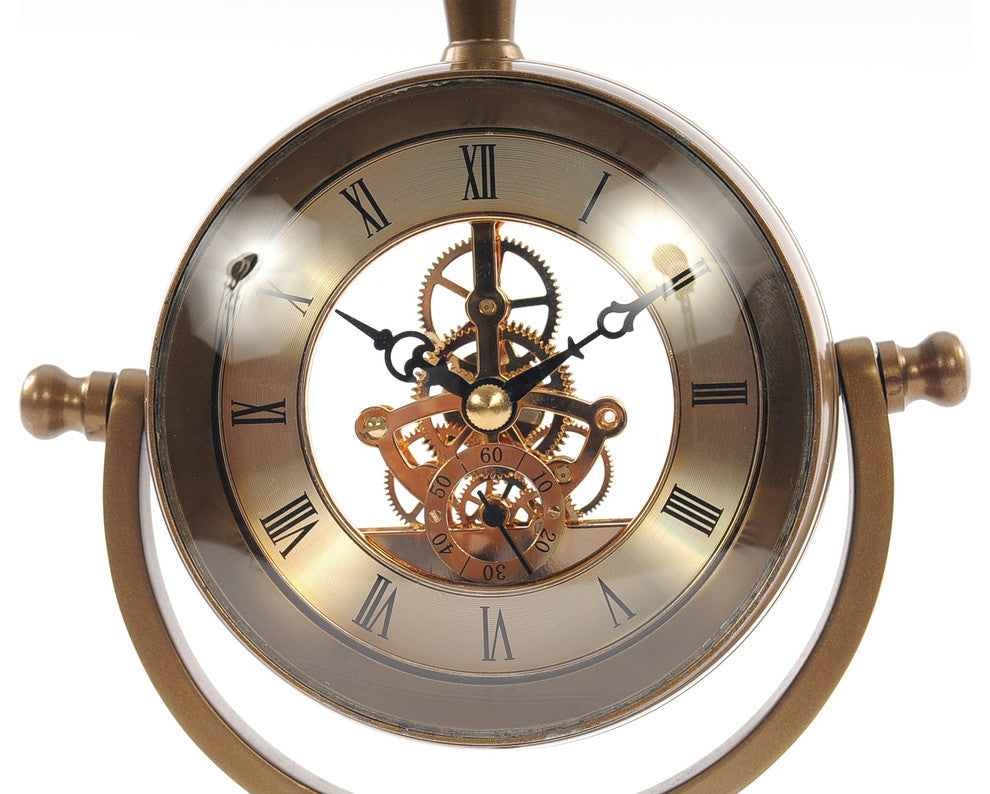 Old Modern Handicrafts AK028 Brass Table Clock