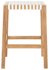 Safavieh Capri Counter Stool, Natural/White