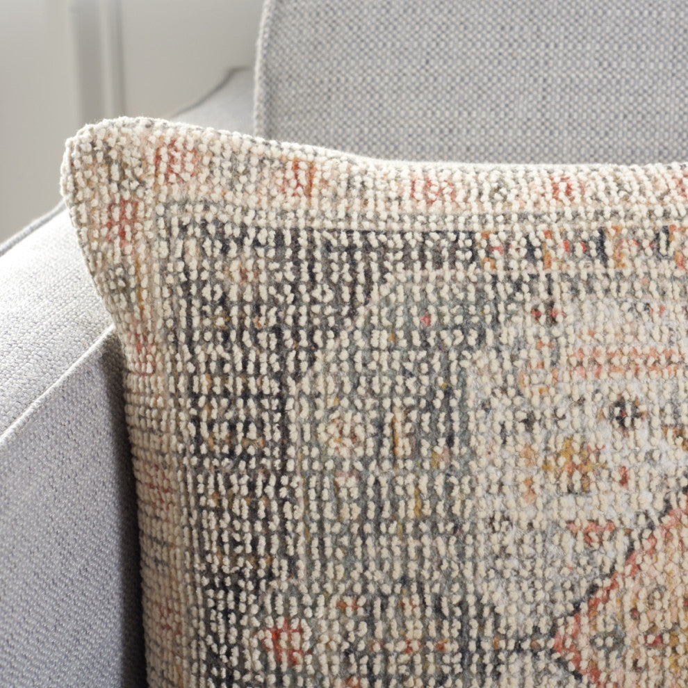 Safavieh Jayde Pillow, Moss Green/Blush