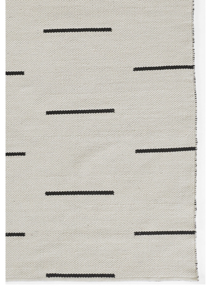 Novogratz Malmo MLO-1 Dash Rug, Ivory, 5'x7'6"