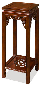 Chinese Dragon Motif Pedestal Display Stand