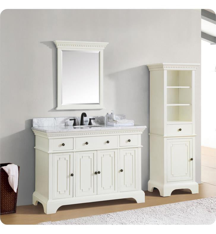 Avanity 49"  Bathroom Vanity Set in French White Finish, HASTINGS-VS48-FW-C