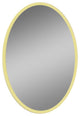 IB MIRROR Dimmable Backlit Bathroom Mirror Oval 24"x36", Crystal Clear Mirror, 3000 K, Warm White