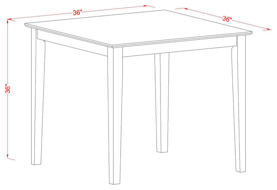 5 Pc Counter Height Table And Chair Set -Pub Table And 4 Counter Height Chairs
