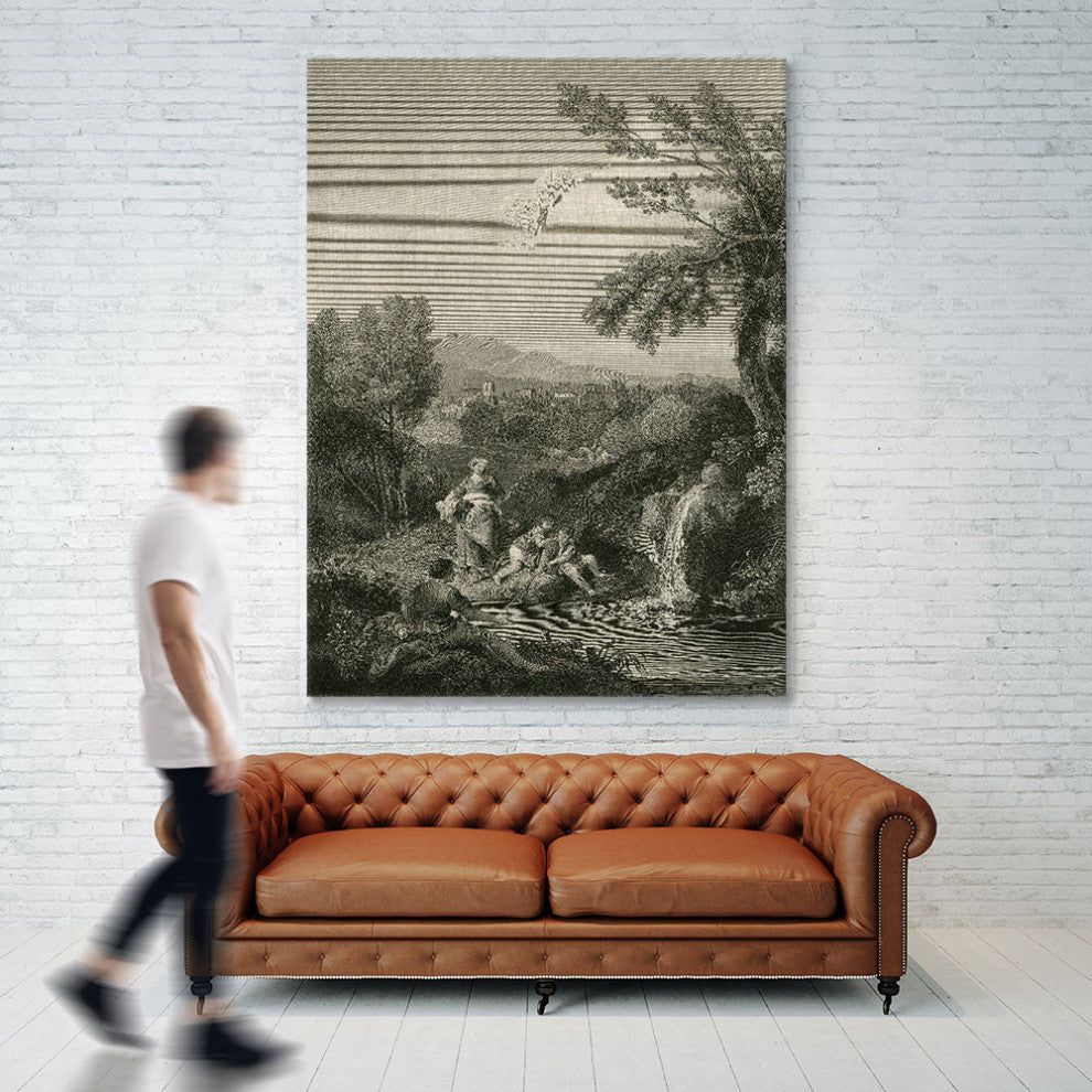 "The Spring Head" Fine Art Giant Canvas Print, 54"x72"