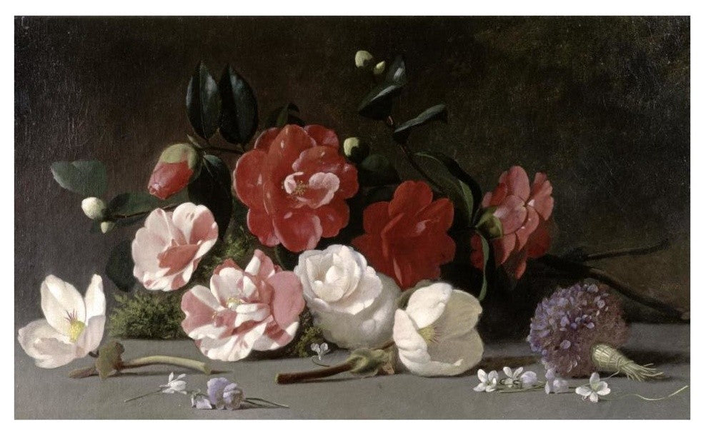 "Floral Still Life" Digital Paper Print by Jean-Baptiste Robie, 38"x24"