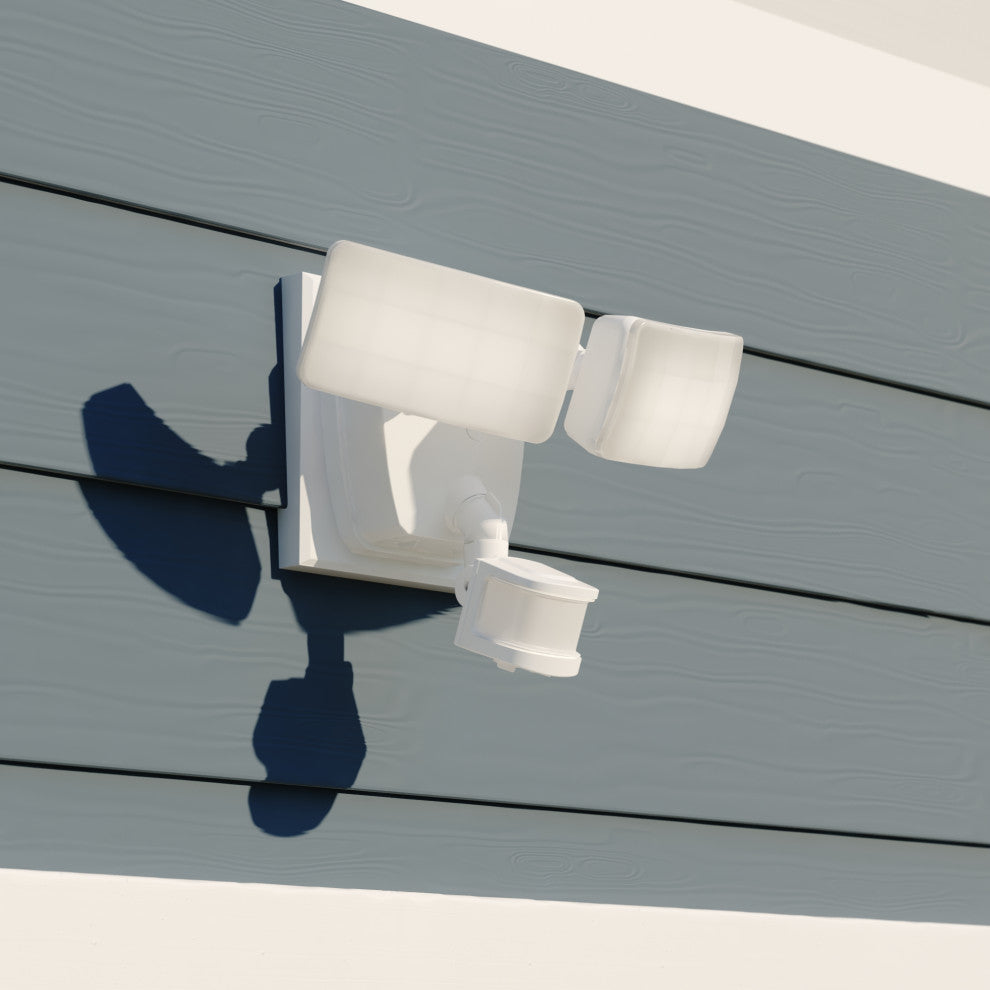 Zeta 2 Light LED Outdoor Motion Sensor Smart Home Flood Light White