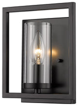 Marco 1 Light Wall Sconce Matte Black