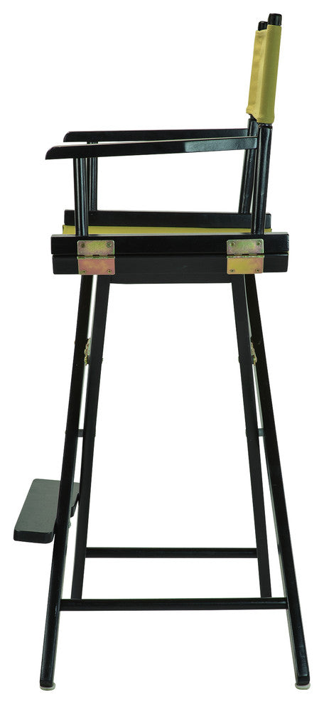 030" Director's Chair Black Frame-Olive Canvas
