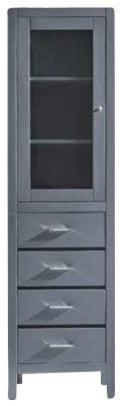 Wellmont 20" Linen Cabinet, Gray