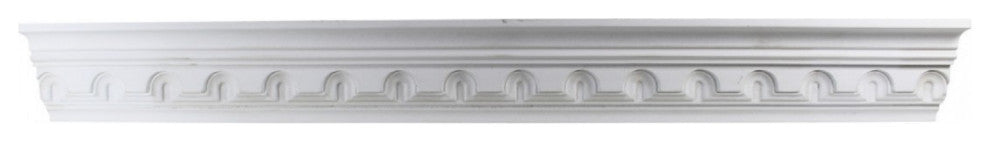 Ornate Cornice White Urethane  94 1/2" L  Golfini |