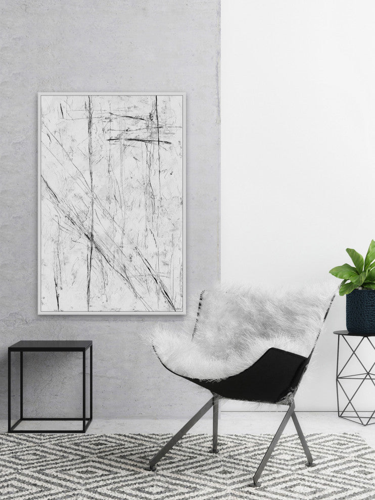 "Irresistible Desire" Floater Framed Painting Print on Canvas, 30x45