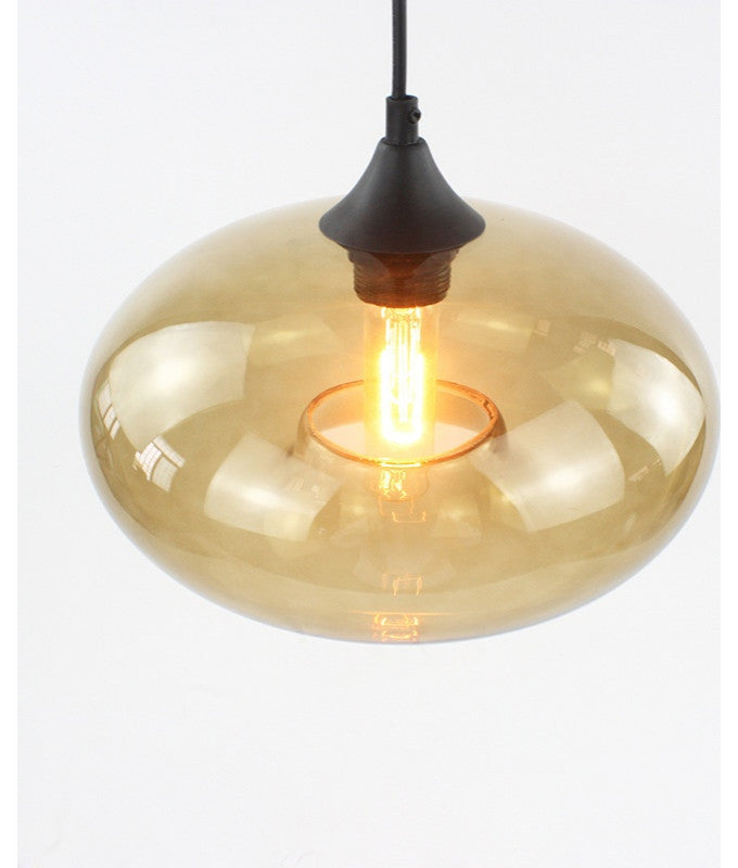 MIRODEMIÂ® Tourrettes-sur-Loup Loft Glass Pendant Lamp, Coffee